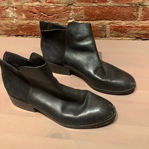 Cole-Haan Suede and Leather Booties